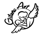 gitare art logo clear background